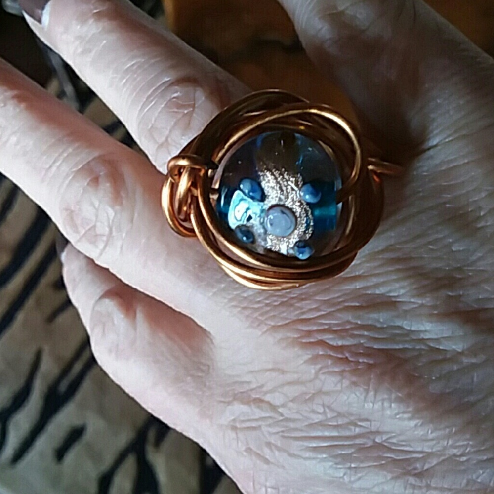 5 FOR  25 💜BOHEMIAN ARTIST RING 🎨🎭🎷 - Picture 4 of 4